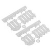 DOITOOL 1 Set Carbon Steel Cutting Die Lawn Fence Embossing