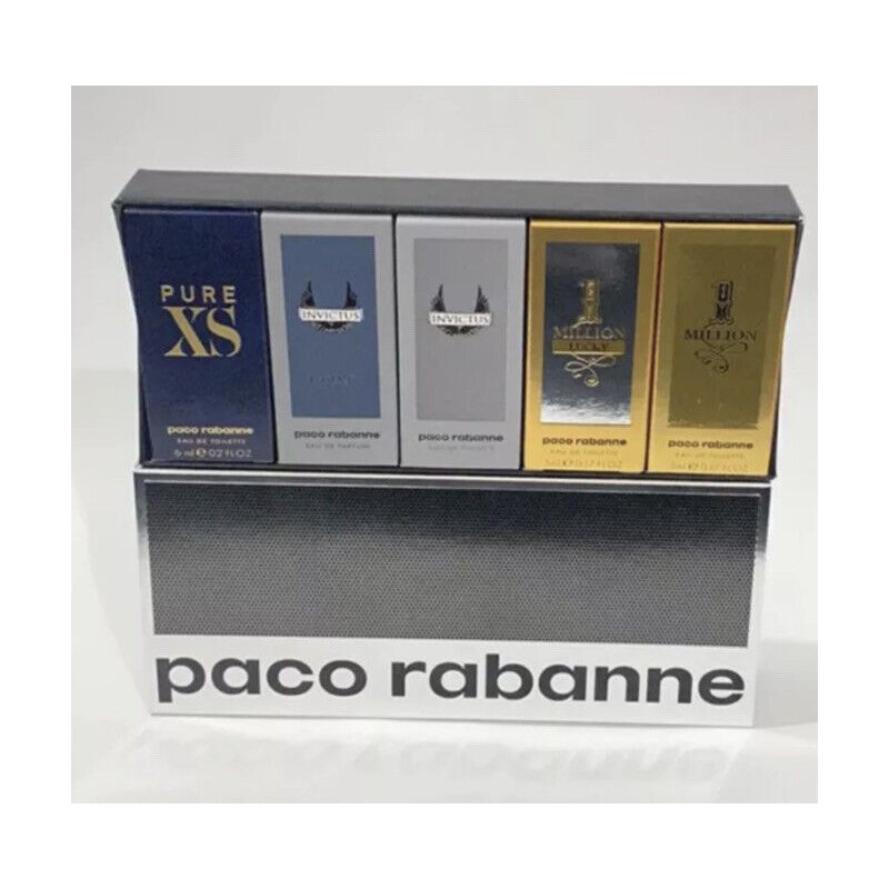 Paco Rabanne 5pcs Splash Mini Set For Men New In