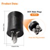 KUOQIY 10 PCS 2 Pin DIN Speaker Plug, 2 Pin