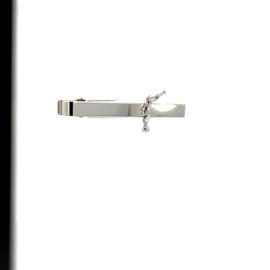 J79S - Angel Moroni - Tie Bar (Silver Tone) Mormon One Moment In Time LDS CTR