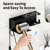 MAYZOLOP Hair Dryer Holder, Hair Tool Organizer, Blow Dryer Hanger
