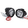 Headlights/Headlights,2Pcs 6 Led Spot Fog Light Motorcycle Headlight Universal Waterproof
