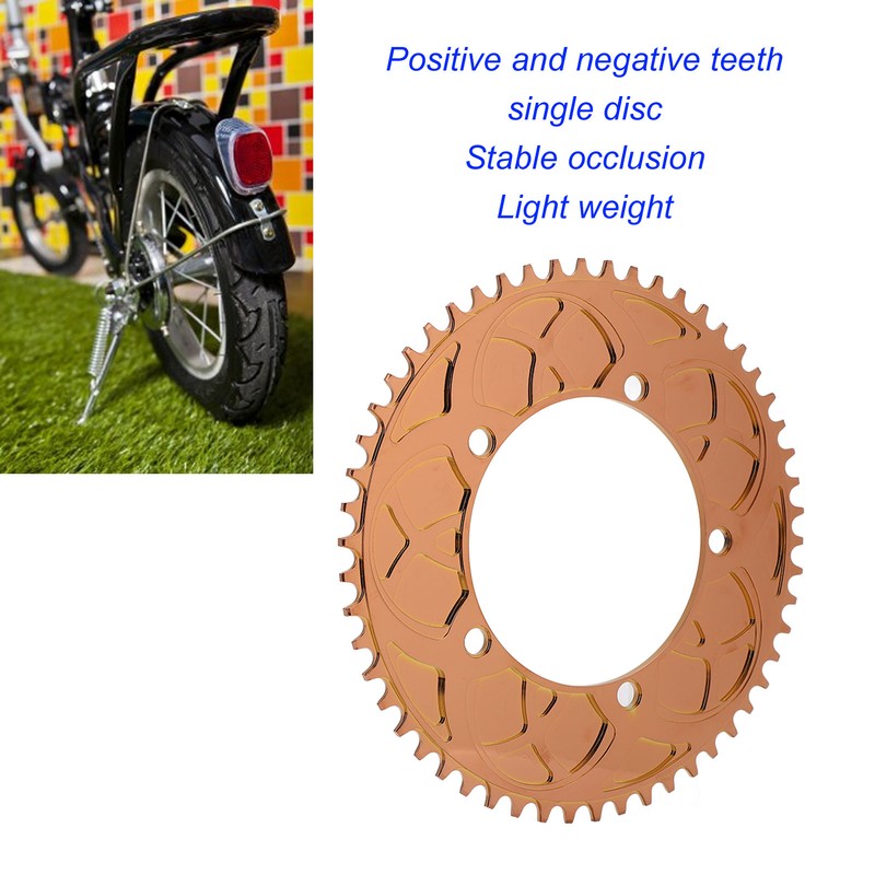 BOLANY 130BCD Bike Chainring 54T Positive Negative Tooth Single Disc