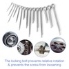 225 Pcs Stainless Steel Cotter Pin Assortment Kit, Cotter Pin