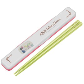 Skater ABC3 Studio Ghibli Kiki’s Delivery Service Kiki Chopsticks & Chopsticks Case (Sliding) Set, Watercolor, 7.1 inches (18 cm)