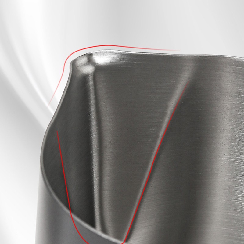 Milk Pitcher 304 Stainless Steel with Scale Thickened Design 350ml