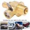 F110N Engine Oil Drain Valve with LC‑10 Lever Clip 3/8‑18