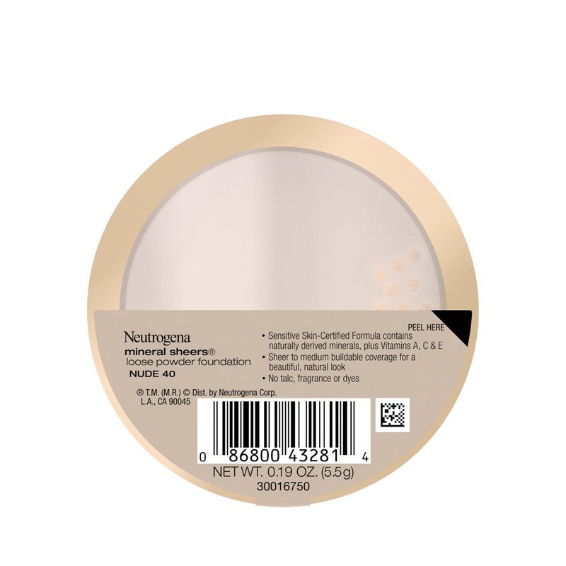 Neutrogena Mineral Sheers Lightweight Loose Powder Makeup Foundation with Vitamins