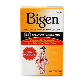 Bigen Tinte Polvo, Castaño Oscuro, 6 g