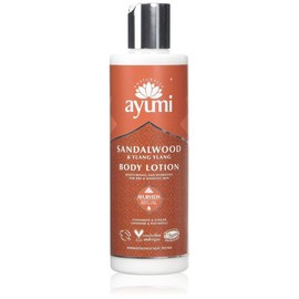 Ayumi Sandalwood & Ylang Ylang Body Lotion. Formulated to hydrate and soften the skin, the blend of essentail oils is soothing and sensuous to the senses. Spa feeling,1 x 250ml