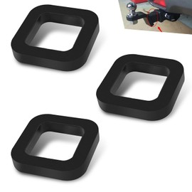 yorpyep 3 PCS Trailer Hook Silencer Pads, Reduce Rattling Rubber Cushion, Trailer Stabilizer Accessory between Receivers and Tow Hitches, Universal for Most Cars Trucks SUVs (Black)