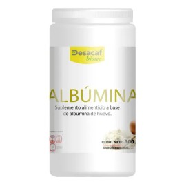 Suplemento Albumina A Base De Huevo 300g Desacaf Biotec Sabor Natural