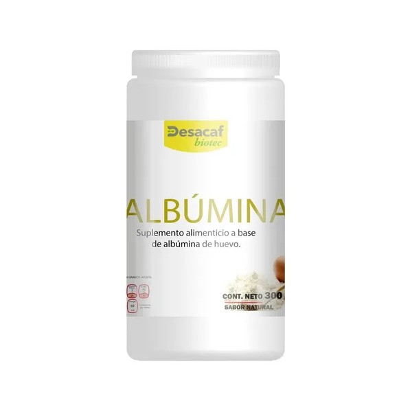 Suplemento Albumina A Base De Huevo 300g Desacaf Biotec Sabor