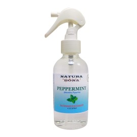 Natura Bona Peppermint Spray Essential Oil - 100% Pure All Natural Therapeutic Grade Mentha Piperita (4oz Glass Bottle)