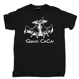 Gizmo Caca T Shirt Mogwai Stripe 80s Scary Comedy Horror Movie Tee