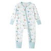 BambooBud Baby Zippered Rompers Newborn Unisex Sleepers Long Sleeve Pajamas