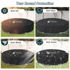 Krismile Solar Stock Tank Pool Cover,Heavy Duty All-Weather Protection 8Ft