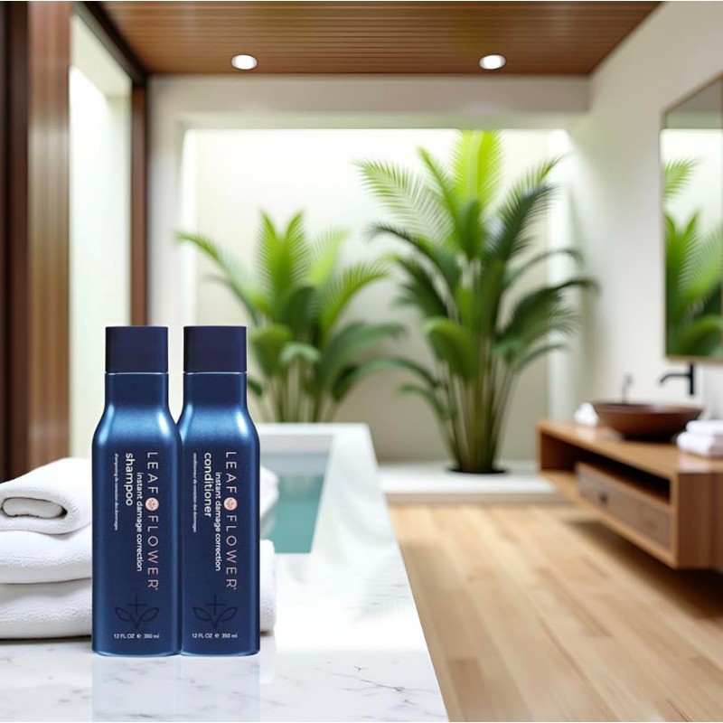 Leaf & Flower Shampoo & Conditioner 12 oz Duo Set