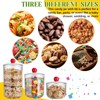 Suclain 6 Pack Candy Jars with Lids Set, 30 &