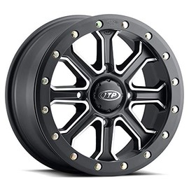 ITP Wheels 1721960727B 17X7 4/110 5+2 TORNADO MATTE BLK