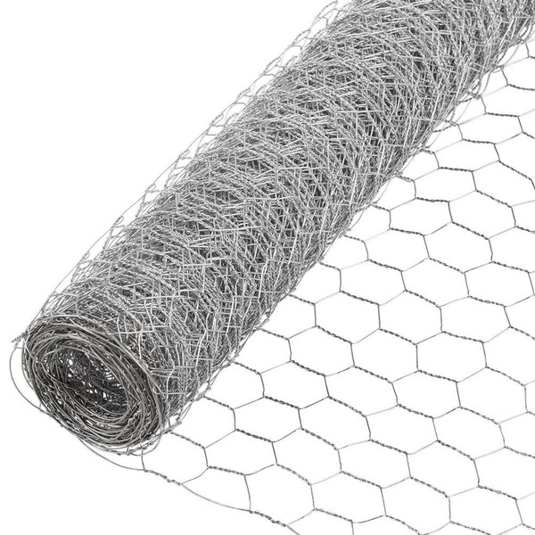 Fencer Wire 20 Gauge Galvanized Poultry Netting Fence, Opening Size