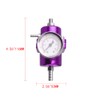 BARTOO Universal Adjustable Fuel Pressure Regulator Kit, Aluminum Fuel Regulator,