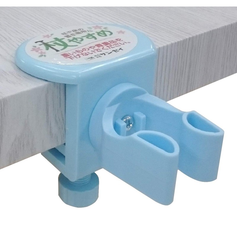 Cane Holder, Cane and Clear, Screw-on Type, Blue, tueNX