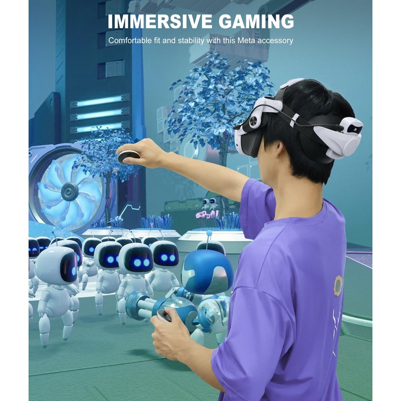 Mocagen Head Strap Battery for Meta Quest 3/Quest 3S/Quest 2,