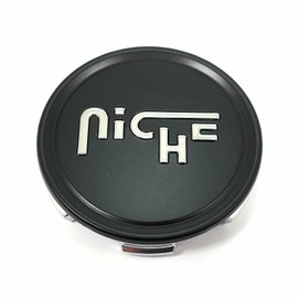Niche Wheels Black 1003-22FBS Wheel Center Cap 5 Lug Staccato M183 M117 Misano M190 Gamma M185 Carini