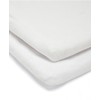 Mamas & Papas 2 Universal Crib Fitted Sheets, White