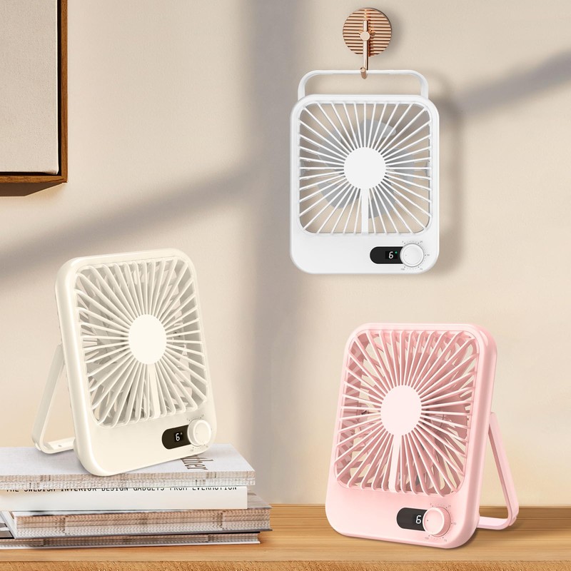 iNeibo Desk Fan, Quiet, Office, Small, USB Fan, Ultra Thin,