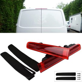 AUTOXBERT Pair (Left & Right) Rear Third Brake Light For 2003-up VW Transporter T5 T6 Barn Door High Level Brake Light Replacement Red Lens