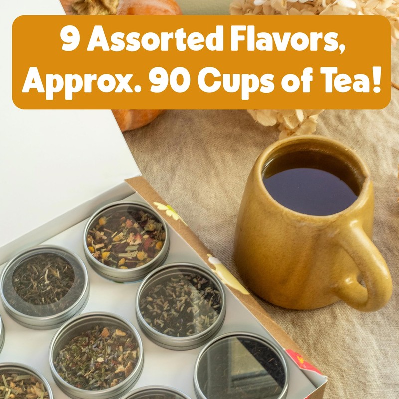 Heavenly Tea Leaves Organic Loose Leaf Tea Sampler Set (Approx.