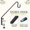 Idzo 18 Inch Railing Hook, Deck Hook for Bird Feeder