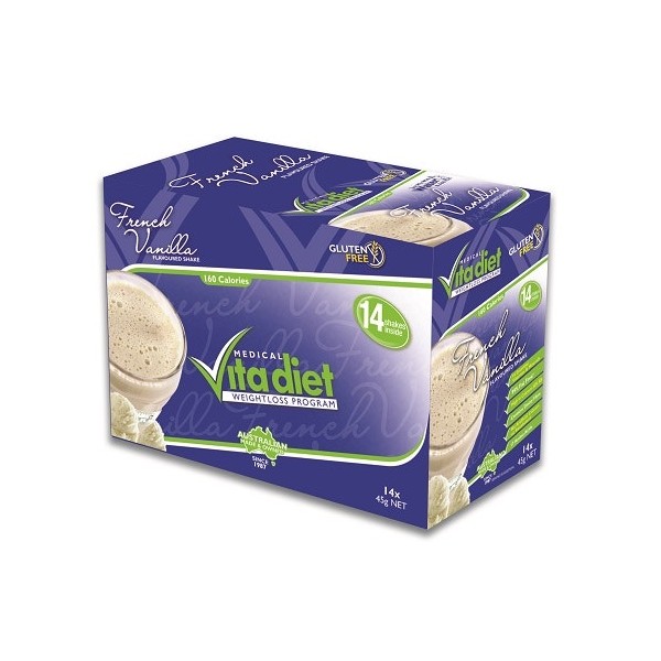 Medical Vita Diet French Vanilla Smoothie Sachets X 14