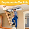 LEMOONE Attic Door Insulation Cover 25"x54"x11", Energy Saving Tent Attic