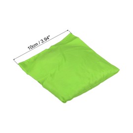 PATIKIL Cornhole Bean Bags, 2 Pack Canvas Sandbag for Carnival Outdoor Yard Party Hand Tossing Game, Green