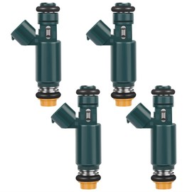 OCPTY Fuel Injector, 4pcs 12 Holes Replacement Fuel Injectors Engine Part fit for 2002 2003 2004 2005 2006 for Nissan for Altima 2.5L,2002 2003 2004 2005 2006 for Nissan for Sentra 2.5L,195500-4390