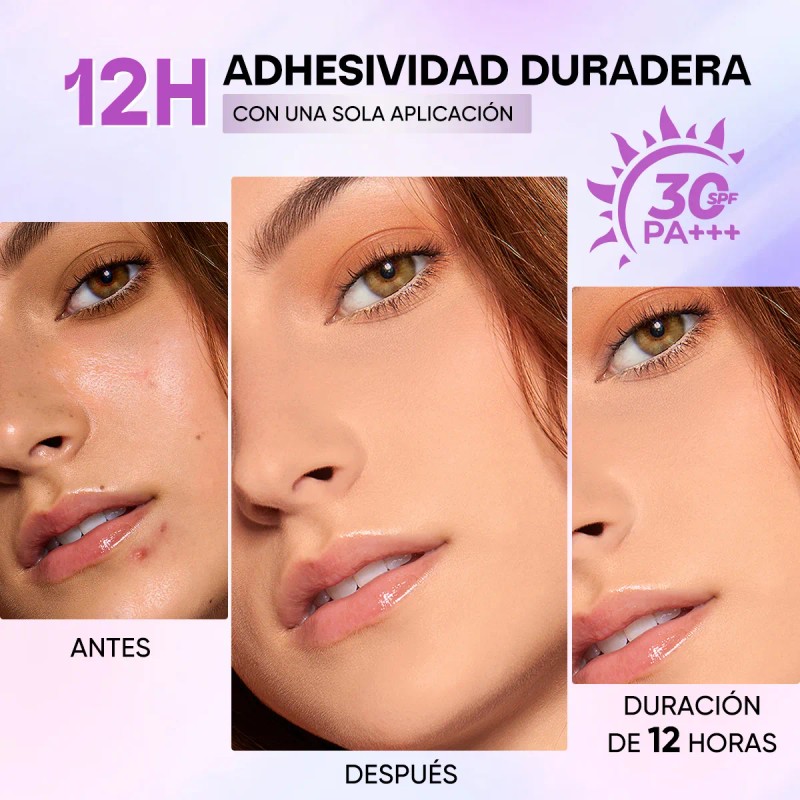 Minimeli Base De Maquillaje Matte Cremosa Fijador Spf30+++