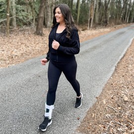 MARS WELLNESS Premium Air Gel Ankle Stirrup Brace - Ankle Brace Stabilizer With Air & Gel Cold Therapy - One Size Fits All