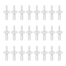 DTGN 1/4" x 3/4" (D x L) Nylon Nail Drive Anchors - 100Pack - Good for Mechanical Equipment - Mushroom Nail Drive Anchors - White