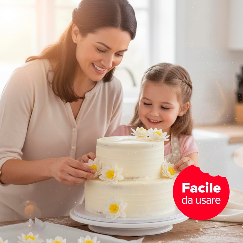 dekora – Fiori commestibili per torte – 10 margherite in
