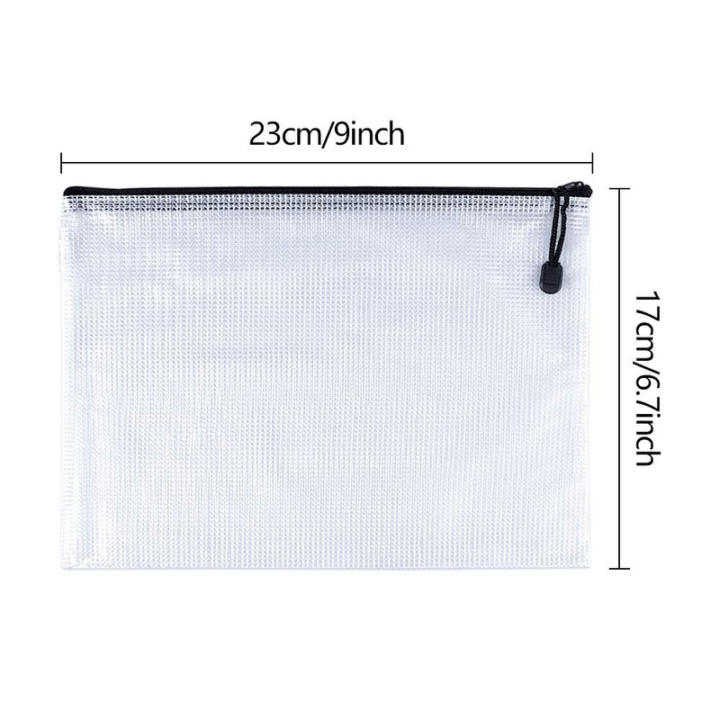 TUPARKA Pack of 15 Document Wallets A5 Zipper File Wallets