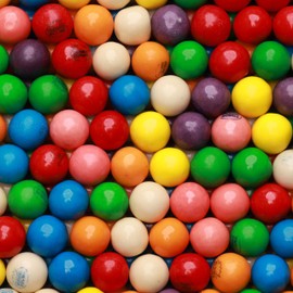 Gumballs for Gumball Machine – Mixed Fruit Flavored Chewing Gum 15 OZ, 0.86” Gumballs – Nostalgic Bubble Gum for Party Favors, Easter Baskets, Candy Bar & Sweet Treats