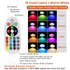 Junview Low Voltage Landscape Lights 10W RGBW Warm White LED