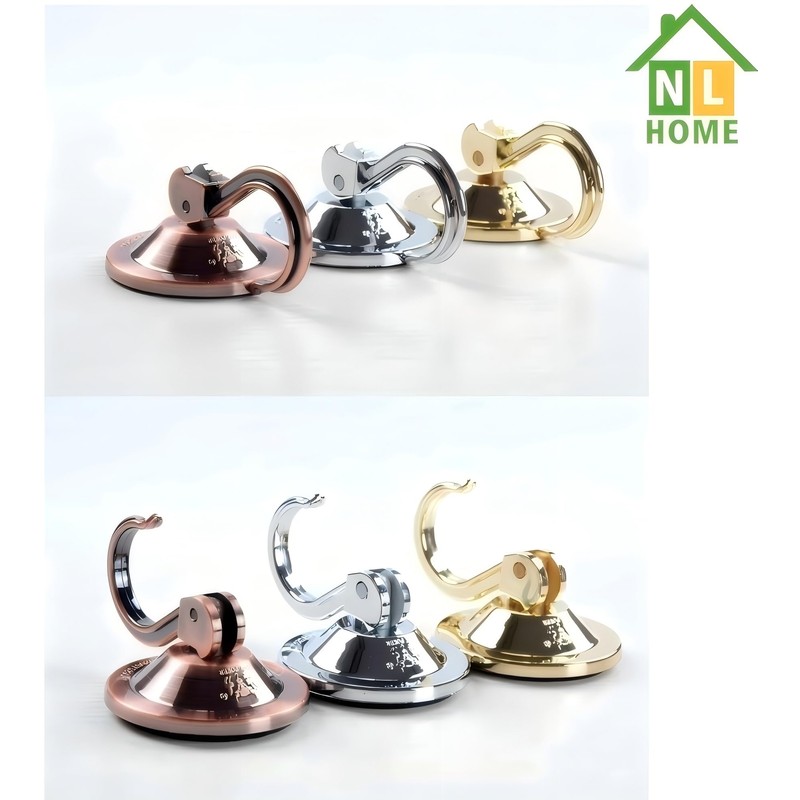 NL HOME Wreath Hangers for Glass Door or Window, 2-Pack