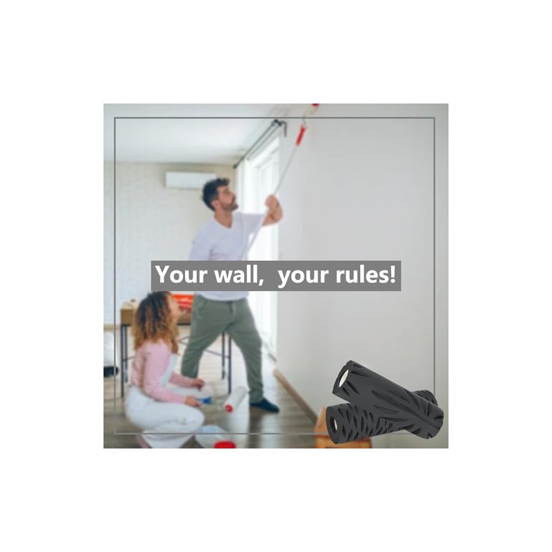 9" Drywall Texture Roller - Professional Drywall Pattern Roller for