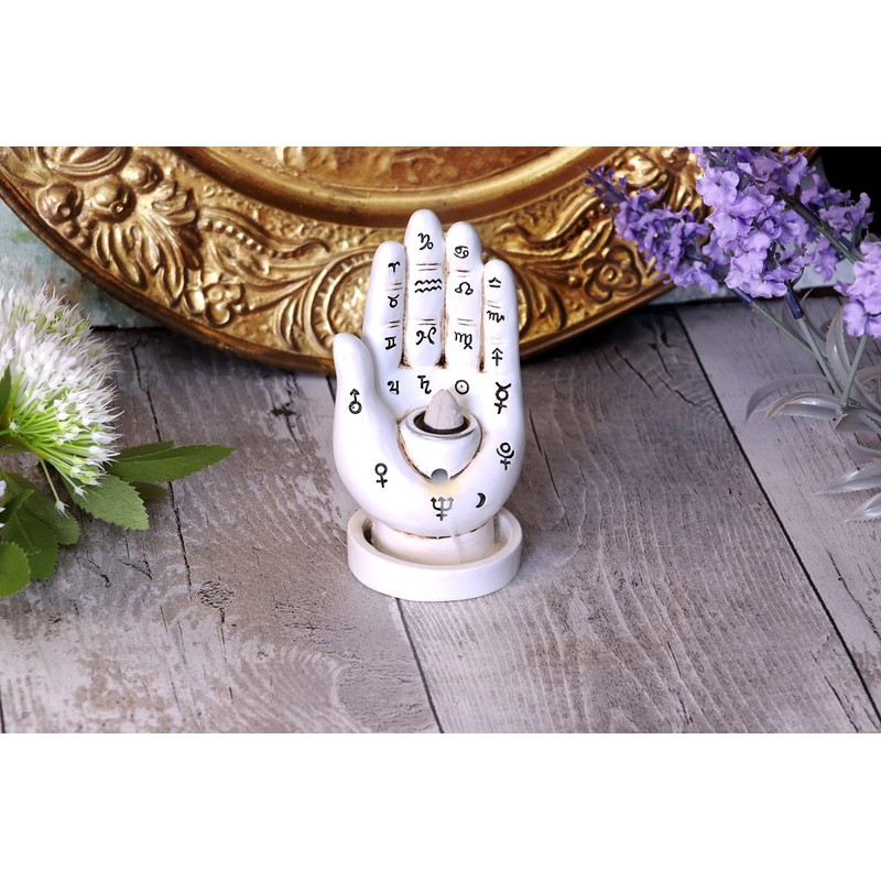 Nemesis Now Palmistry Backflow - Quemador de Incienso (12 cm),