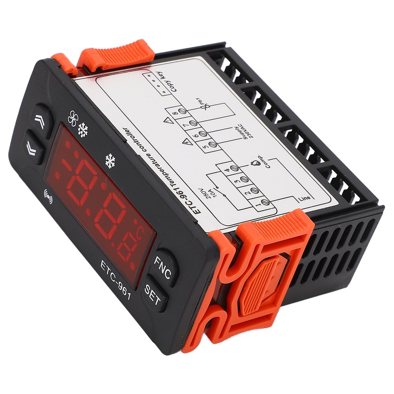 Freezer Temperature Controller Digital External Fahrenheit Celsius Switchable Refrigeration Defrosting