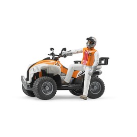 Bruder Quad with Driver (Colors May Vary)